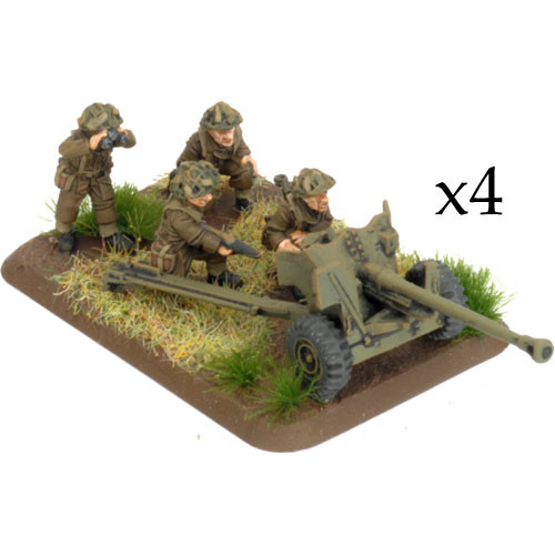 AIRBORNE 6PDR ANTI-TANK PLATOON SHIPPING NOW FLAMES OF WAR BBX51 