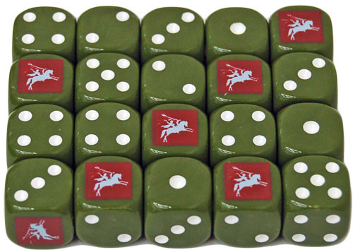 Flames of War: WW2 - 6th Airborne Division Dice Set (20)