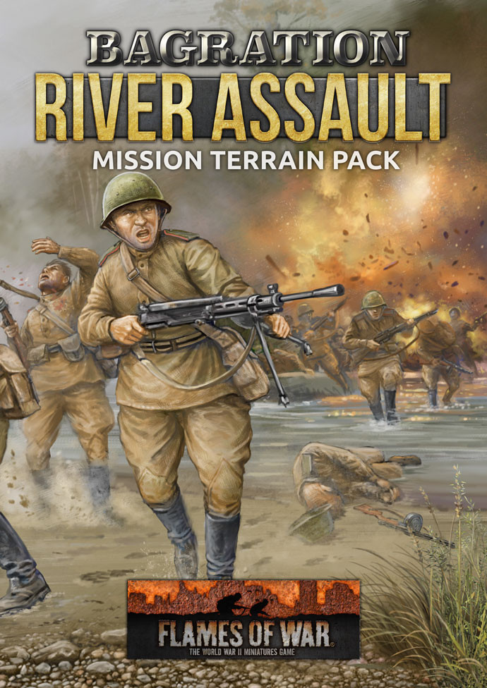 Flames of War: Soviet - Bagration River Assault Mission Terrain Pack