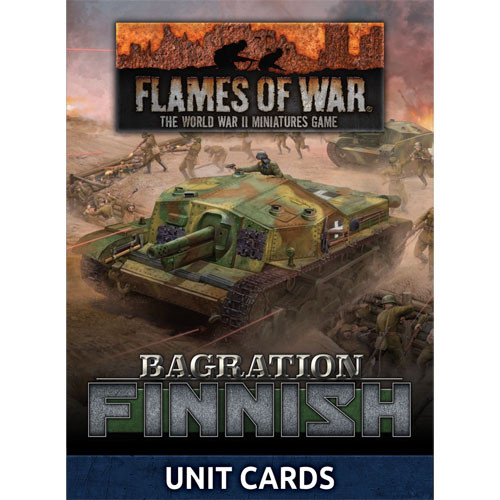 Flames of War WW2: Bagration - Finnish Unit Cards