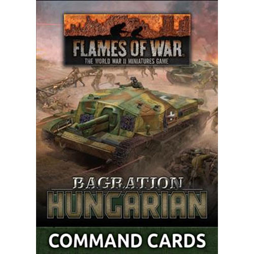 Flames of War WW2: Bagration - Hungarian Command Cards