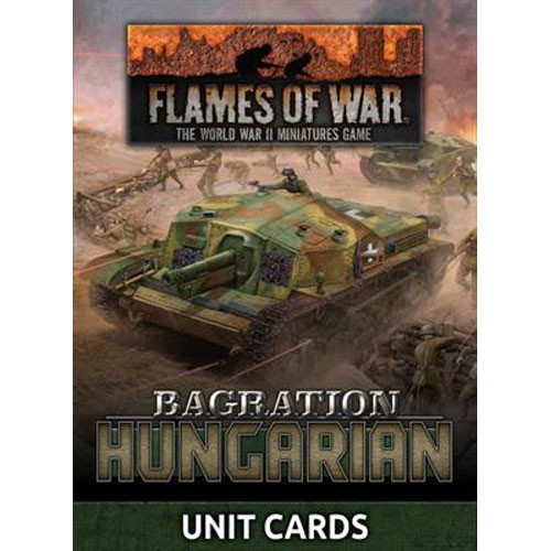Flames of War WW2: Bagration - Hungarian Unit Cards
