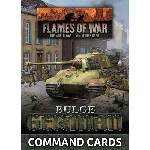 Flames of War WW2: Bulge - German Command Cards