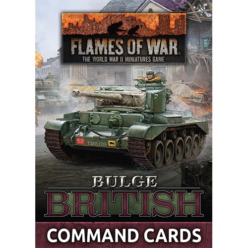 Flames of War WW2: Bulge - British Command Cards