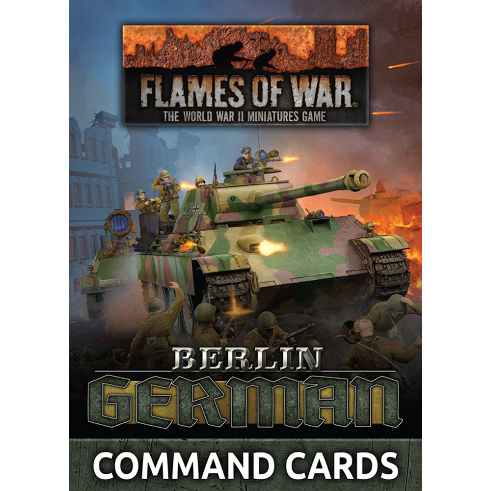 Flames of War WW2: Berlin - German Command Cards