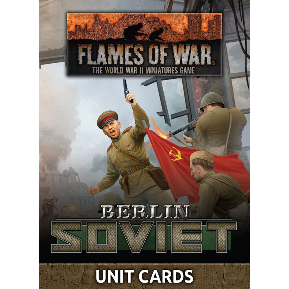 Flames of War WW2: Berlin - Soviet Unit Cards
