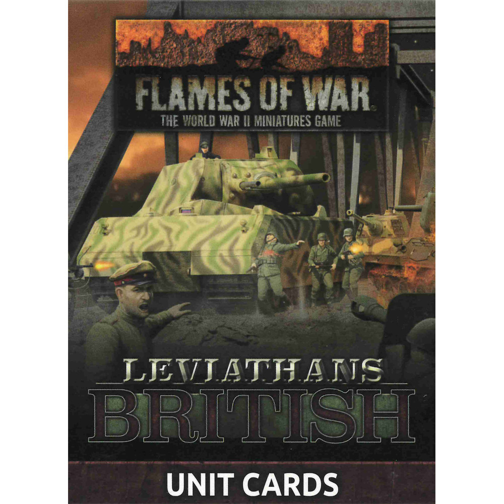 Flames of War: Leviathans - British Unit Cards