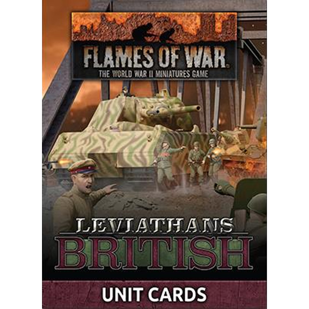 Flames of War: Late War Leviathans - British Unit Cards (Preorder)