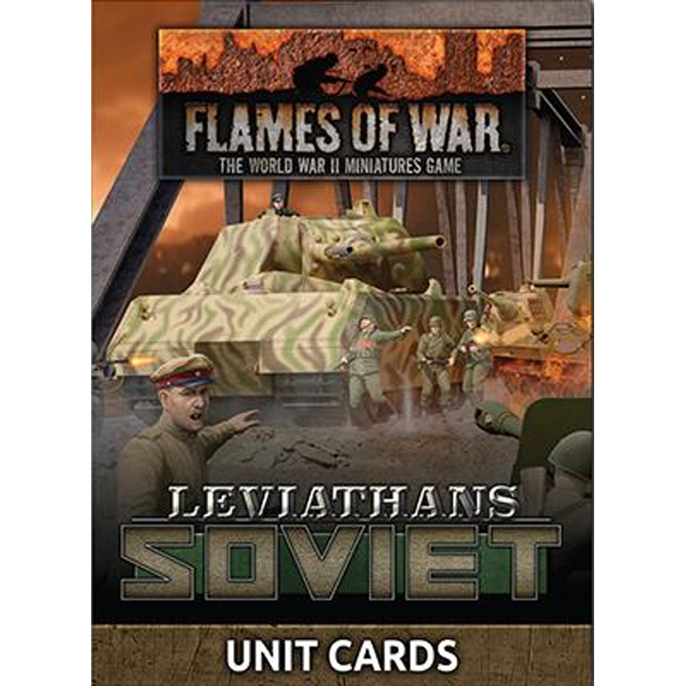 Flames of War: Late War Leviathans - Soviet Unit Cards (Preorder)