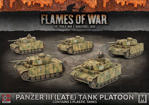 Flames of War: WW2 - Panzer III (Late) Platoon