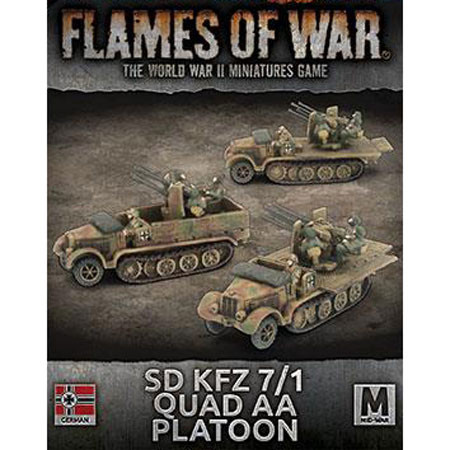 Flames of War: WW2 - Sd Kfz 7/1 Quad AA Platoon