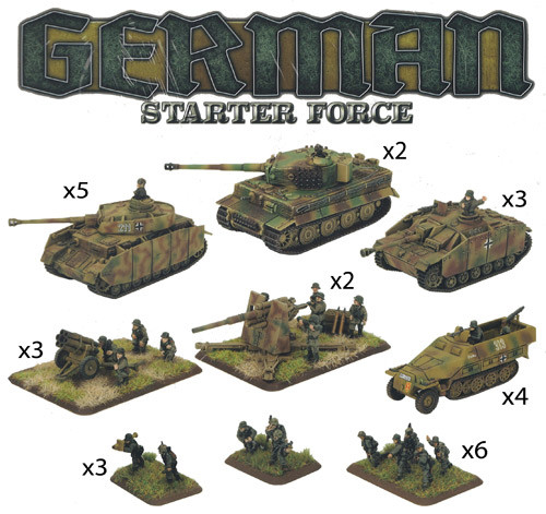 Flames of War: WW2 - German Starter Force - Panzer Kampfgruppe