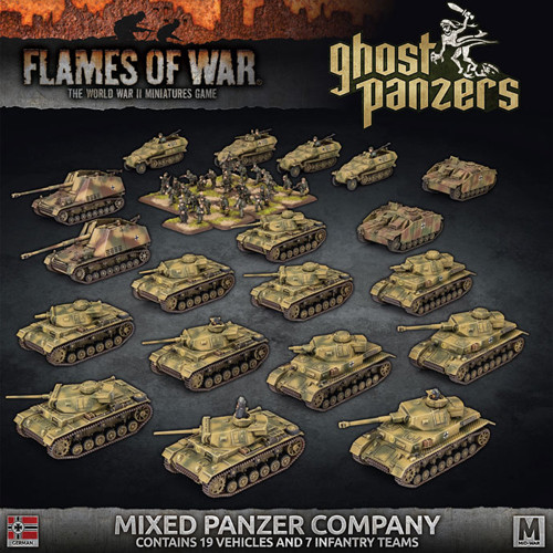 Flames of War WW2: - Ghost Panzers Mixed Panzer Company | Tabletop Miniatures | Miniature Market