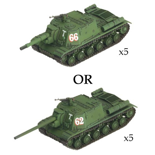Flames of War: Soviet - ISU Heavy SP Battery