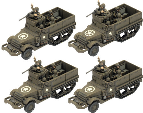 Flames of War: WW2 - M3 Halftrack Transport Platoon