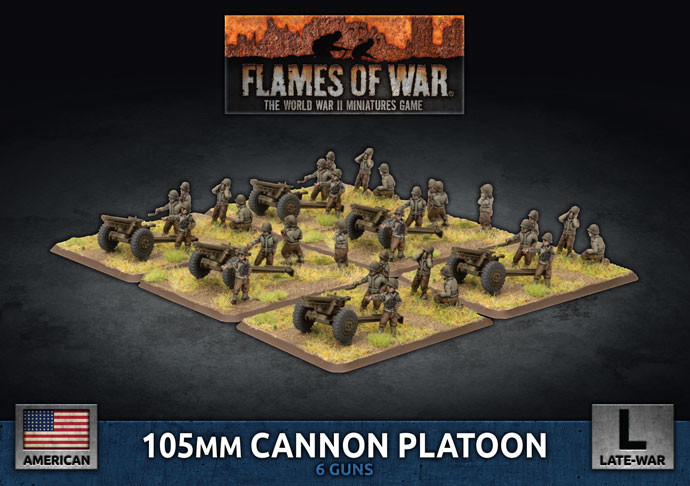 Flames of War: WW2 - 105mm Cannon Platoon