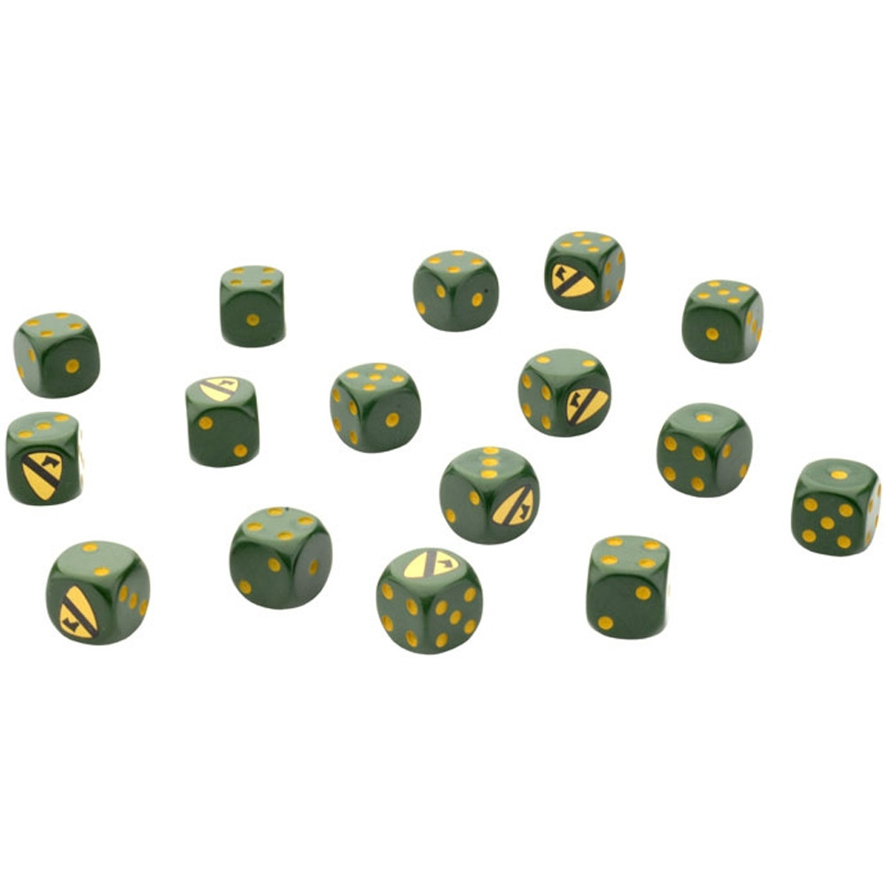 Flames of War: Vietnam - 1st Cavalry Division (Airmobile) Dice (16)