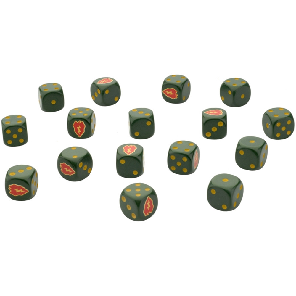 Flames of War: Vietnam - Tropic Lightning Dice (16)