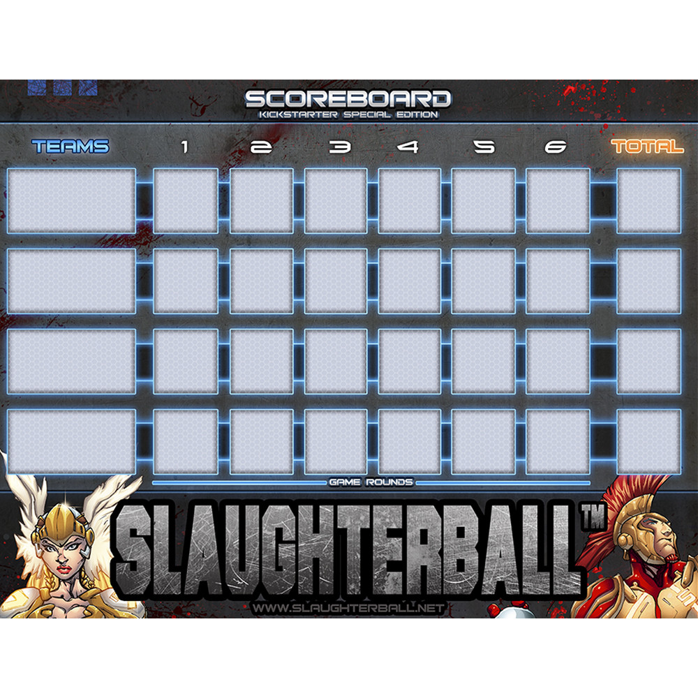 Slaughterball: Dry-Erase Scoreboard