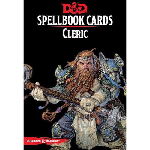 D&D 5E RPG: Spellbook Cards - Cleric (Version 3)