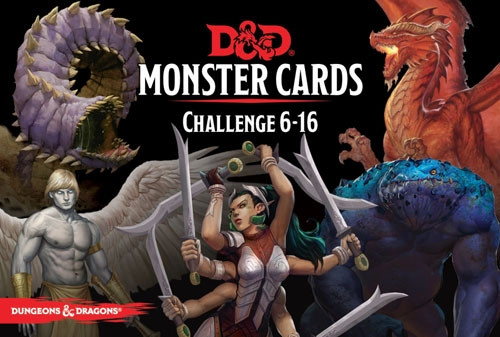 D&D RPG: Monster Cards - Challenge 6-16