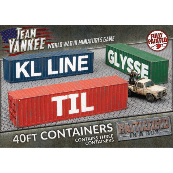 WWIII Team Yankee: Battlefield in a Box - 40ft Containers