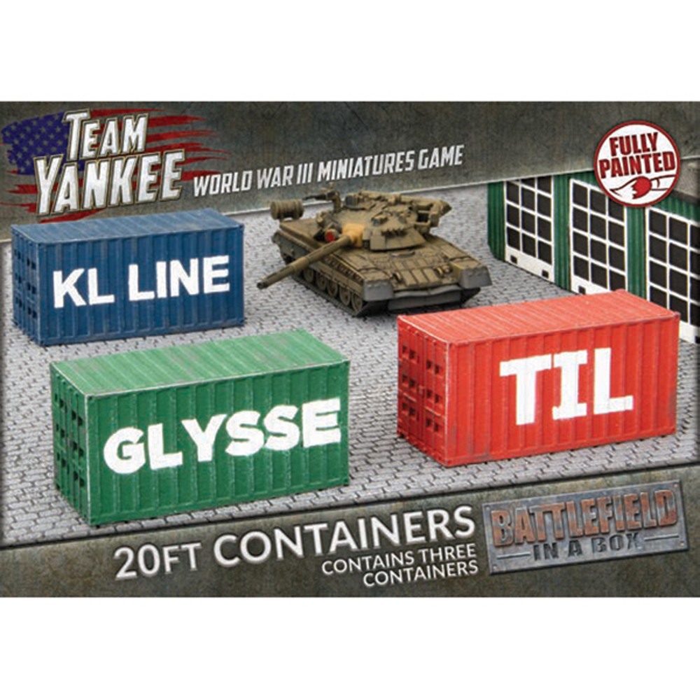 WWIII Team Yankee: Battlefield in a Box - 20ft Containers