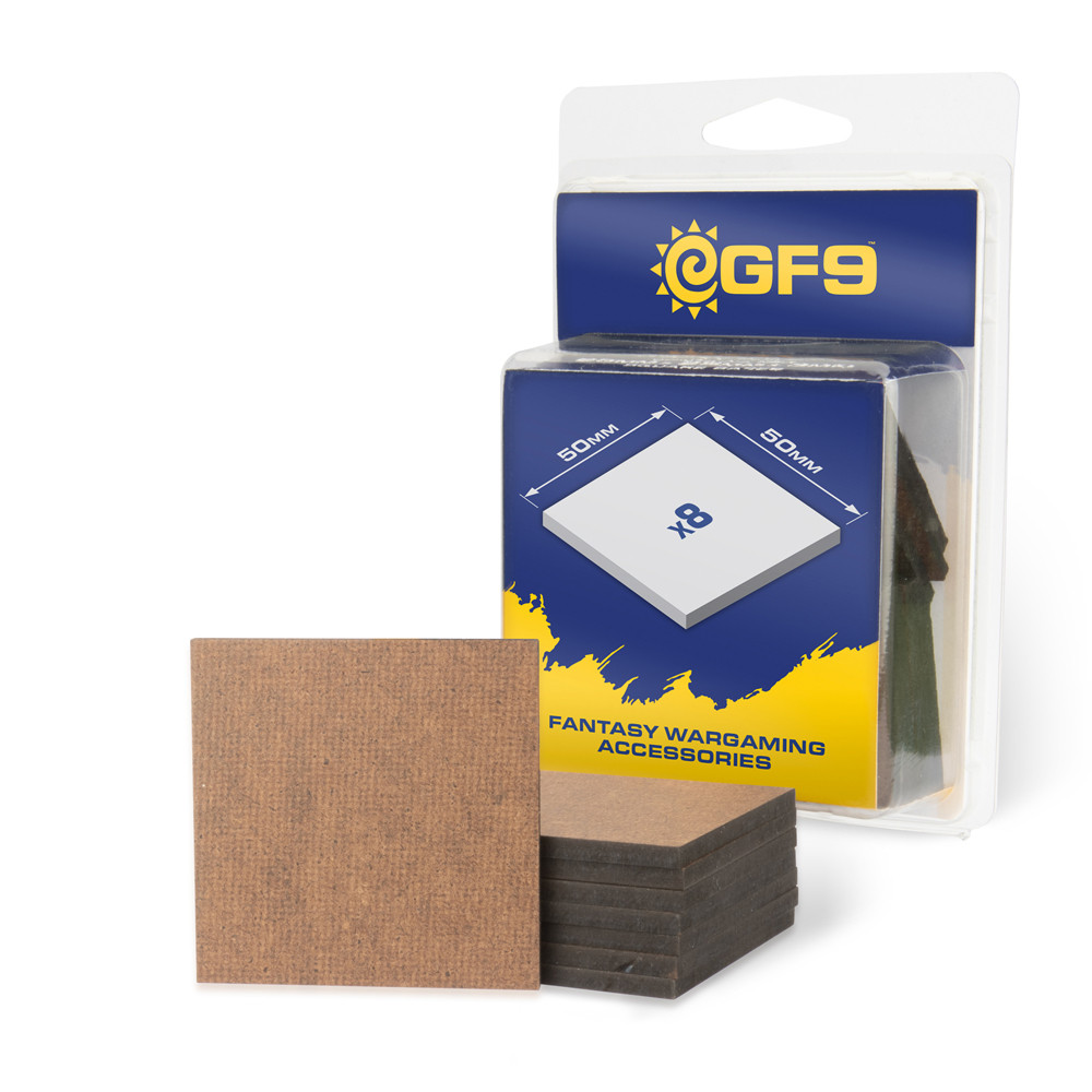 GF9 MDF Bases: 50x50mm (10) (Preorder)
