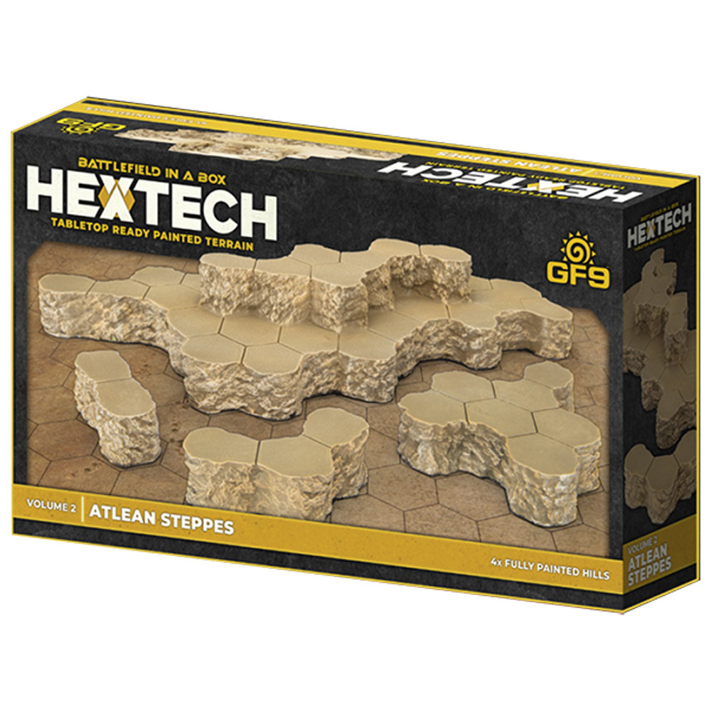 Battlefield in a Box: HexTech W4 -  Atlean Steppes Vol 2