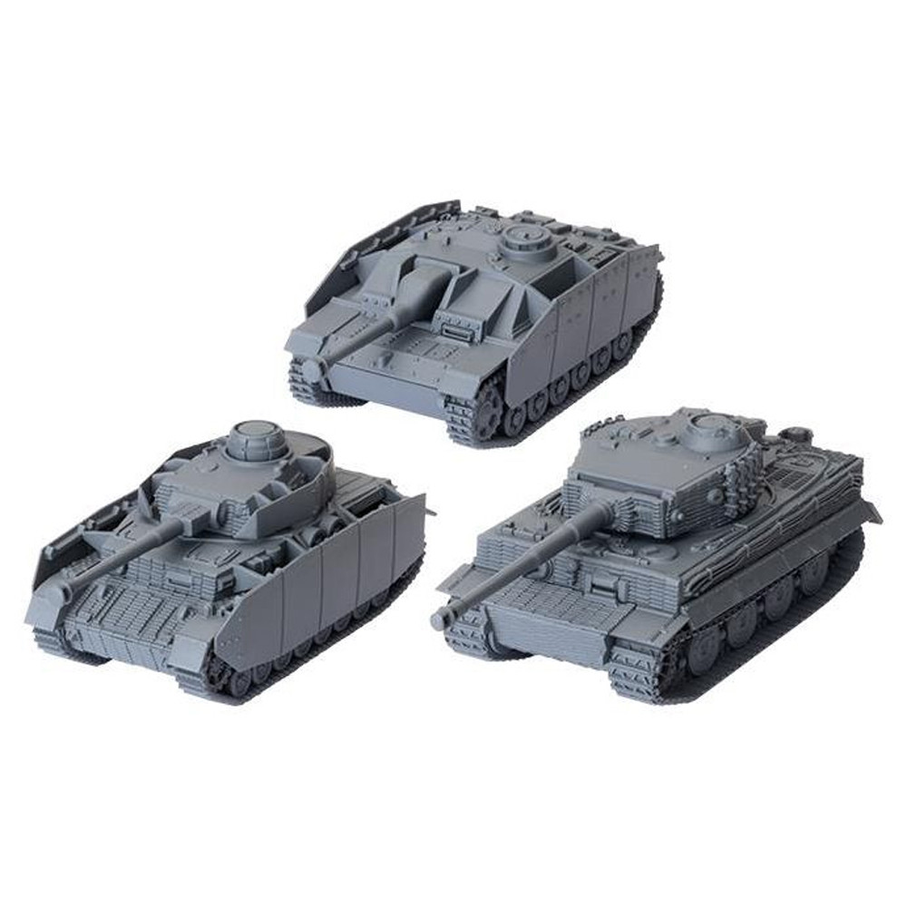 World of Tanks: German Tank Platoon (Panzer IV H, Tiger I, StuG III G) |  Tabletop Miniatures | Miniature Market