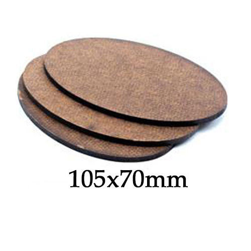 GF9 Econo Bases: 105x70mm Oval (3)