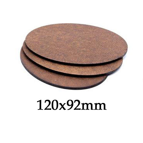 GF9 Econo Bases: 120x92mm Oval (3)