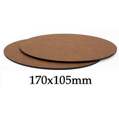 GF9 Econo Bases: 170x105mm Oval (2)