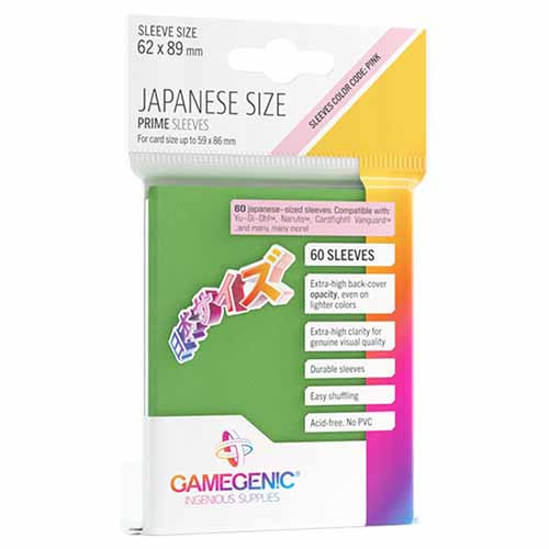 Prime Sleeves: Japanese Sized - Green (60)