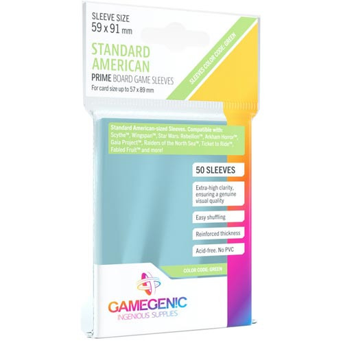 Gamegenic Prime Sleeves: Standard American, Card Games