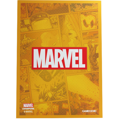 Gamegenic clear sleeves are slightly shorter than the Marvel Art