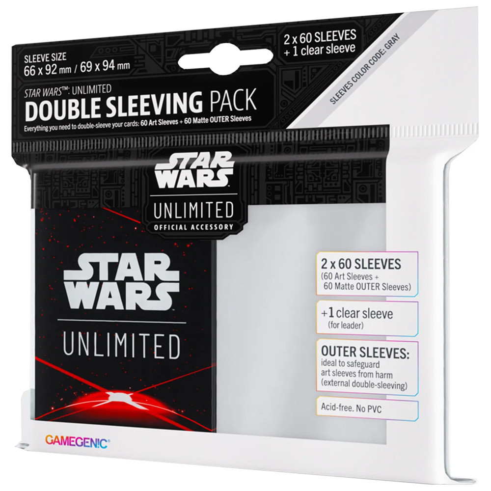 Star Wars Unlimited Double Sleeving Pack: Space Red (New Arrival)