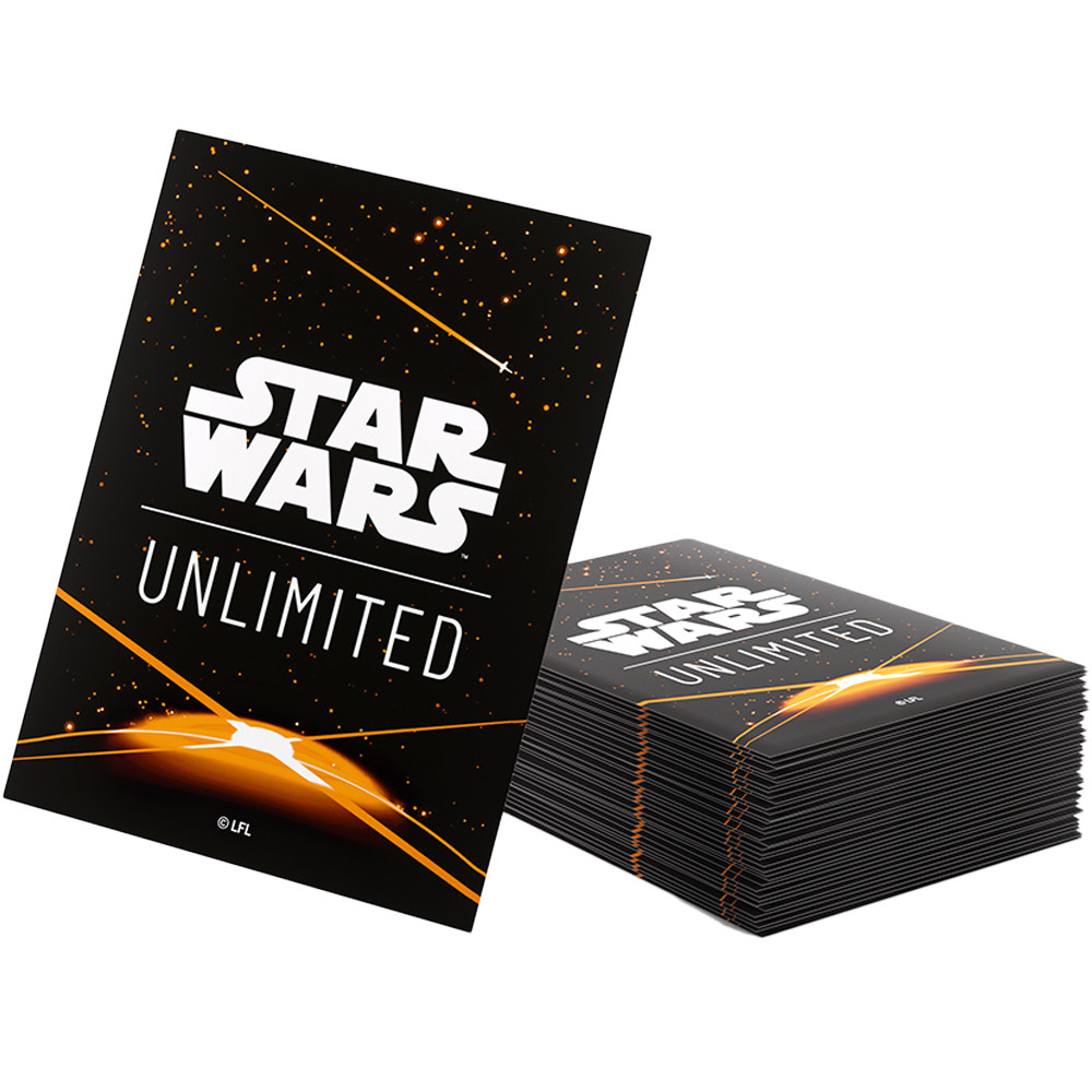 Star War Unlimited Sleeves: Card Back Orange