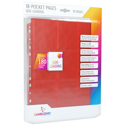 Sideloading 18-Pocket Pages: Red (10)