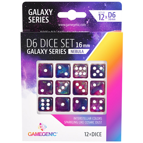 Galaxy Series 16mm d6 Set: Nebula (12)