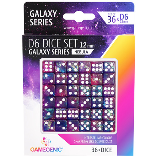 Galaxy Series 12mm d6 Set: Nebula (36)