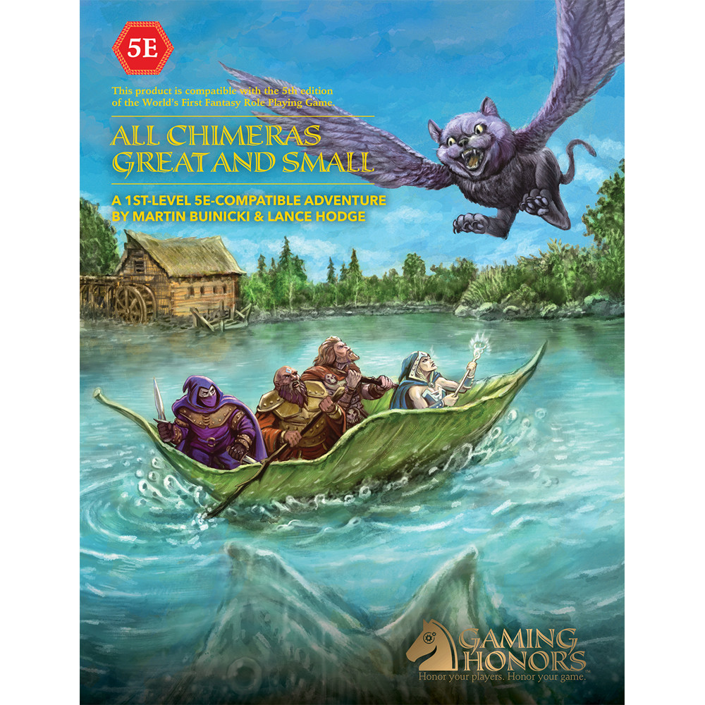 All Chimeras Great & Small (D&D 5E Compatible)