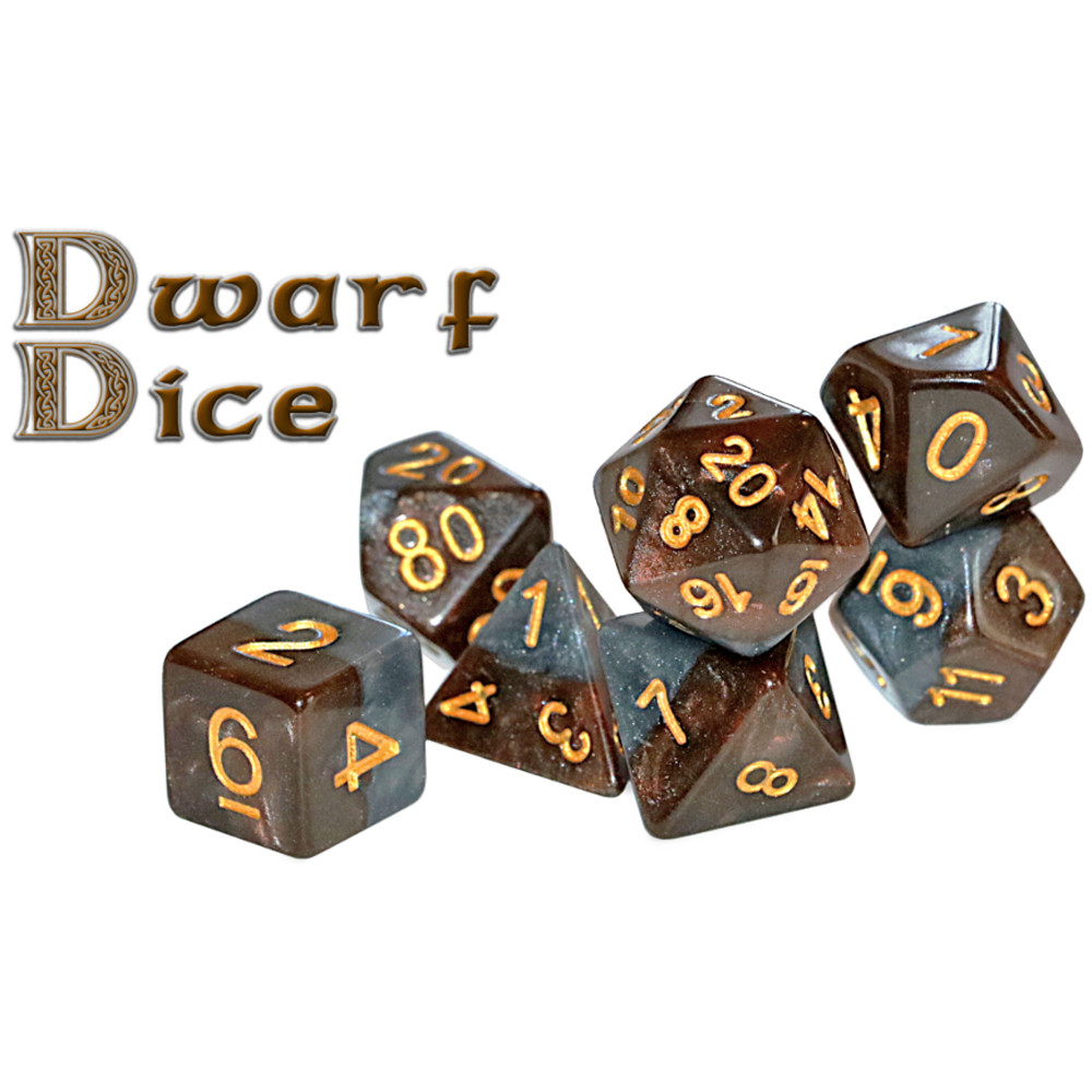 Halfsies Dice Set: Dwarf (7)