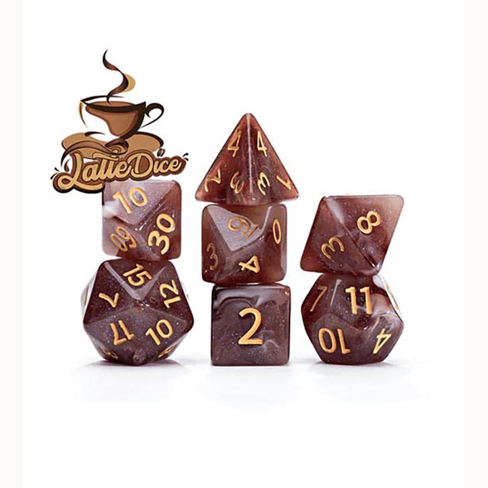 Aether Dice Set: Latte Dice (7)