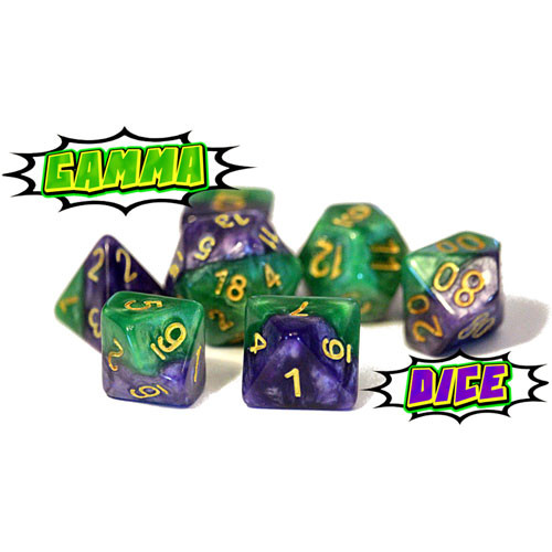 Halfsies Dice Set: Gamma (7)