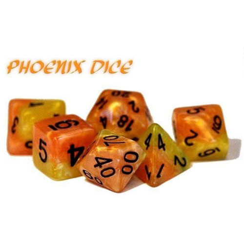 Halfsies Dice Set: Phoenix (7)