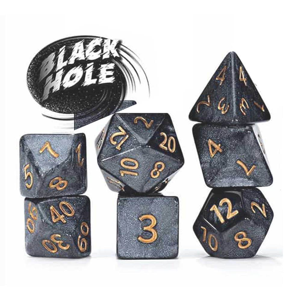 Mercurial Dice Set: Black Hole (7)