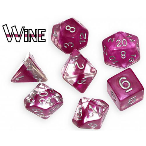 Neutron Dice Set: Wine (7)