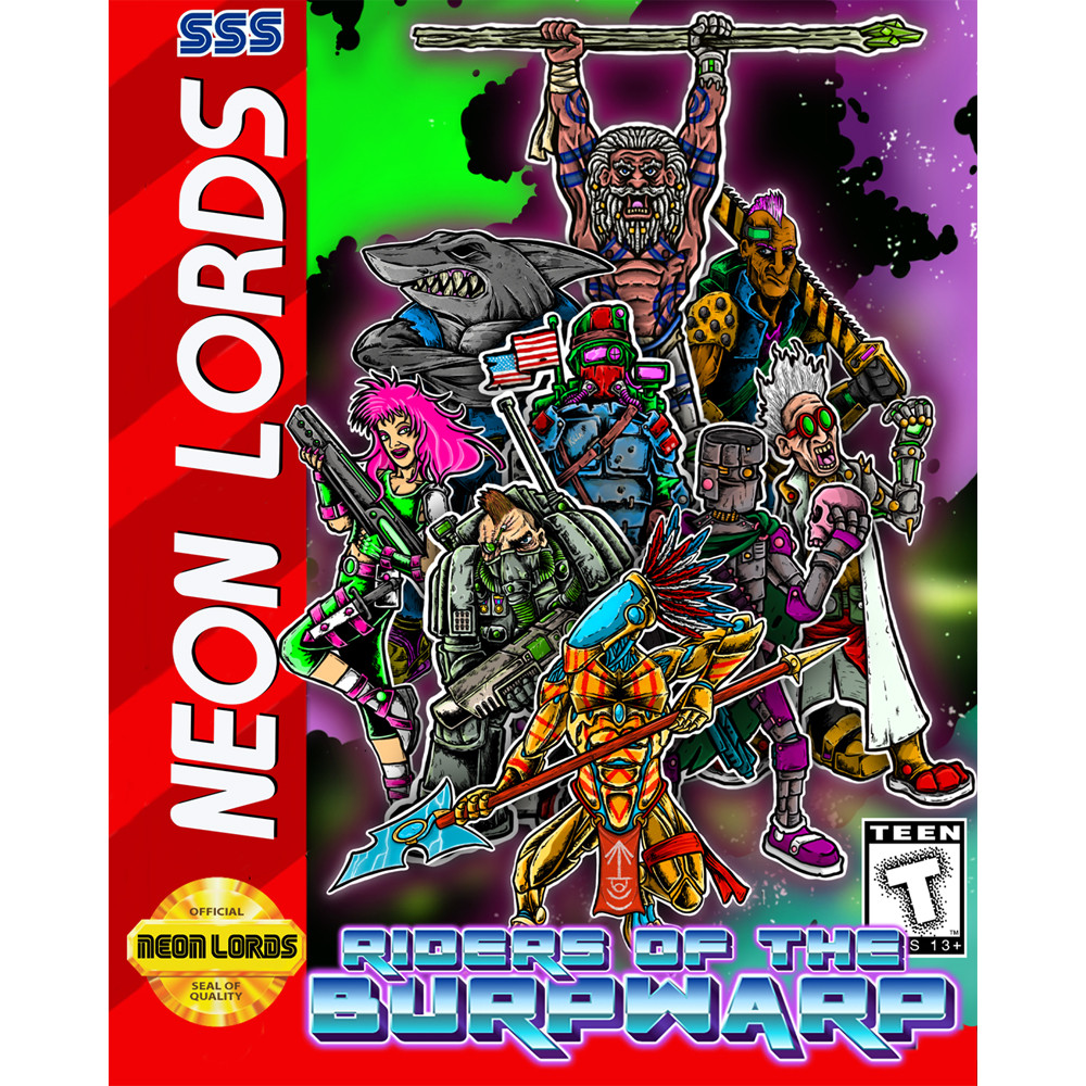 Neon Lords of the Toxic Wasteland RPG: Riders of the Burpwarp