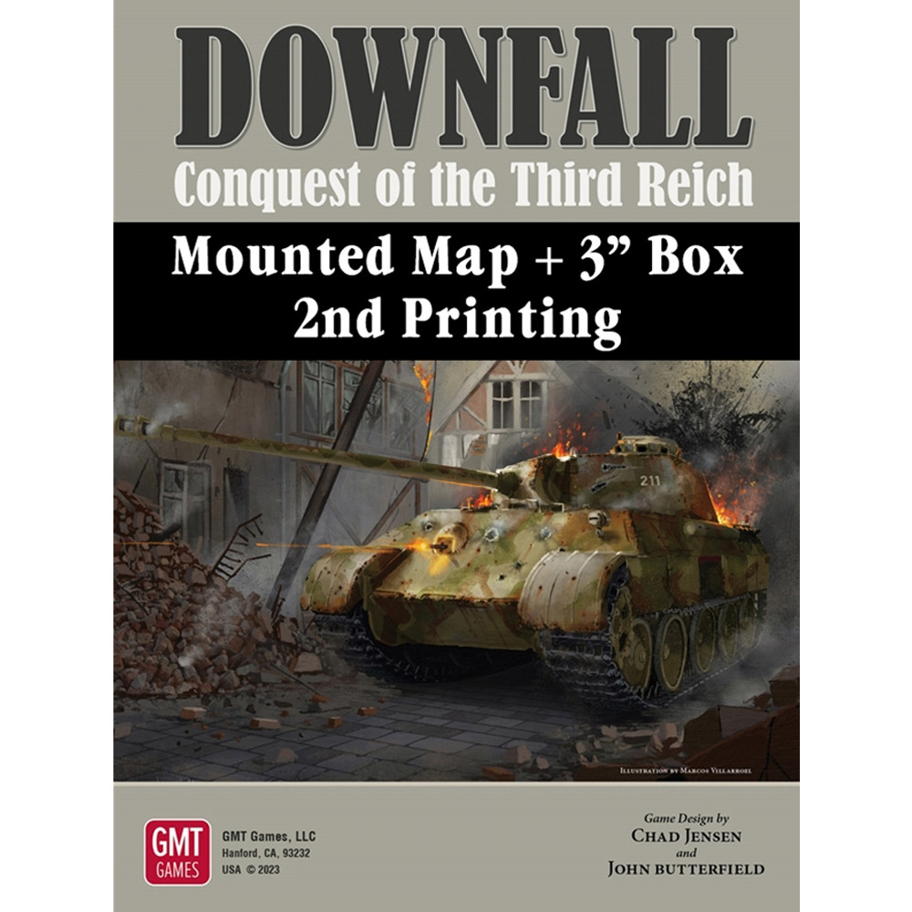 Downfall: 3-inch Box & Mounted Map